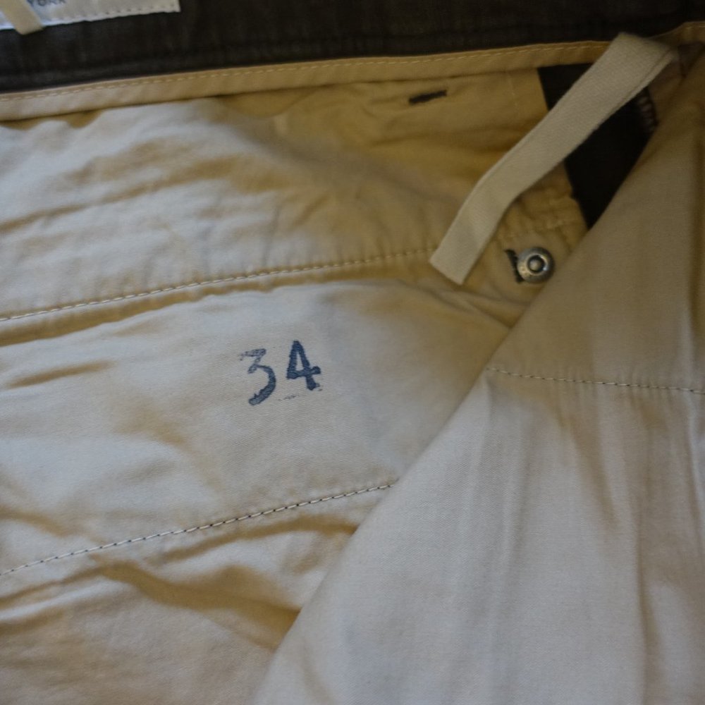 rag & bone Cotton Cargo khaki Pants Size 34 Green - Picture 5 of 6